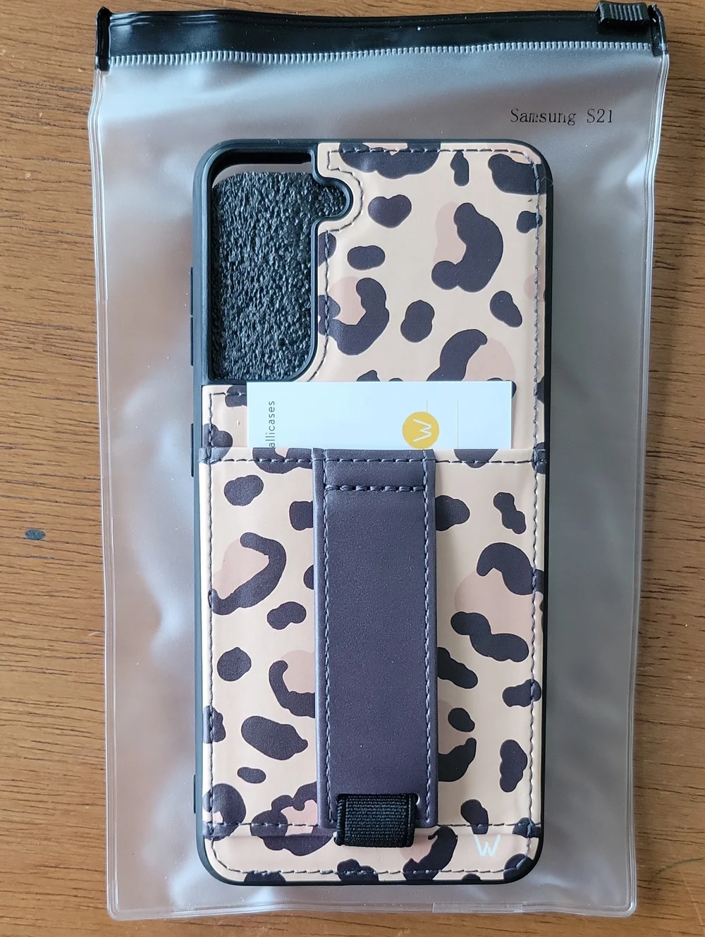 NEW Walli Case SAMSUNG S21 Brown Leopard
